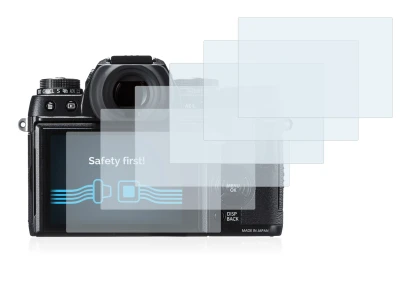 Image of the device Fujifilm X-T1 with a wide variety of screen protectors.