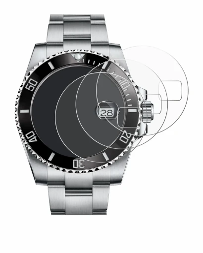 Image of the device Rolex Submariner (Date) with a wide variety of screen protectors.