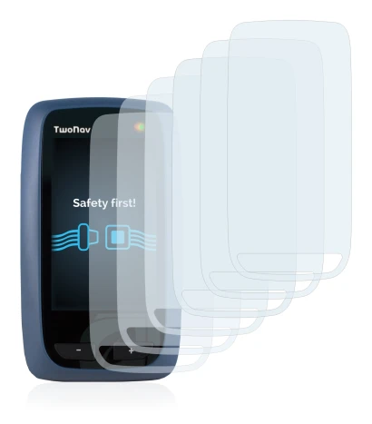 Image of the device CompeGPS TwoNav Anima with a wide variety of screen protectors.