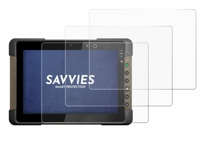 Image of the device Getac T800 with a wide variety of screen protectors.