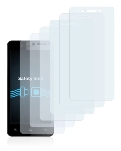 Image of the device Gionee V183 with a wide variety of screen protectors.