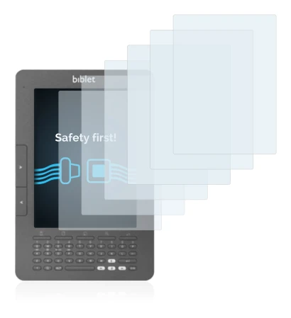 Image of the device Biblet eBook Reader with a wide variety of screen protectors.