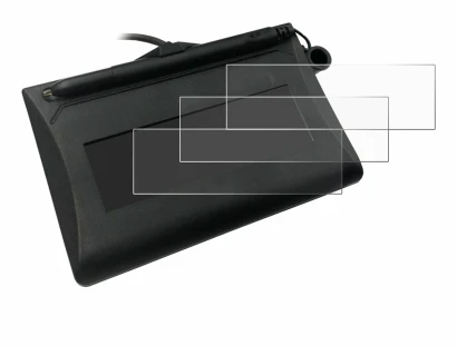 Image of the device Topaz T-LBK460-HSB-R with a wide variety of screen protectors.