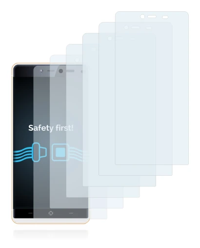 Image of the device KingZone K2 with a wide variety of screen protectors.
