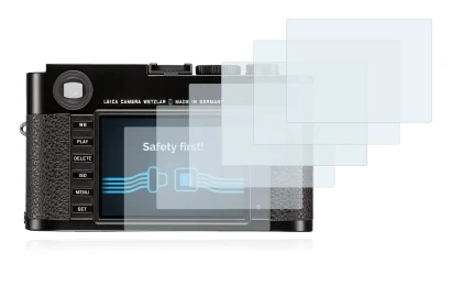 Image of the device Leica M (Typ 262) with a wide variety of screen protectors.