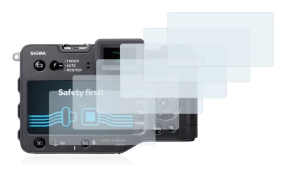 Image of the device Sigma SD Quattro with a wide variety of screen protectors.