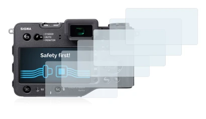 Image of the device Sigma SD Quattro H with a wide variety of screen protectors.
