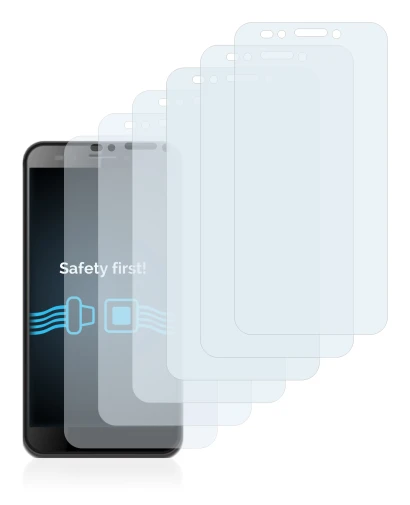 Image of the device Logicom L-ite 552 with a wide variety of screen protectors.