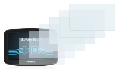 Image of the device TomTom Start 52 with a wide variety of screen protectors.