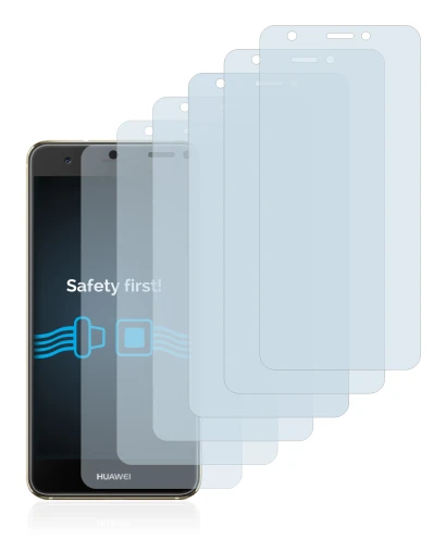 Image of the device Huawei Nova with a wide variety of screen protectors.
