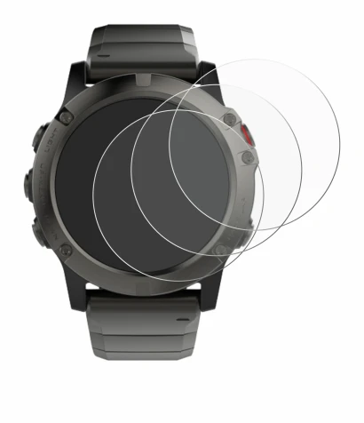 Image of the device Garmin Fenix 5X (51 mm) with a wide variety of screen protectors.