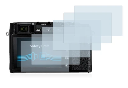 Image of the device Fujifilm X-E3 with a wide variety of screen protectors.