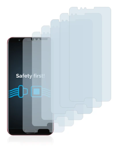 Image of the device Honor View 10 with a wide variety of screen protectors.