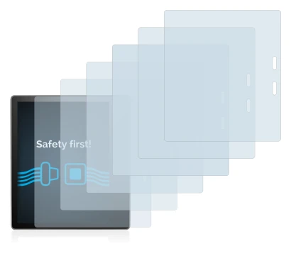 Image of the device Amazon Kindle Oasis 2017 (9th Gen.) with a wide variety of screen protectors.