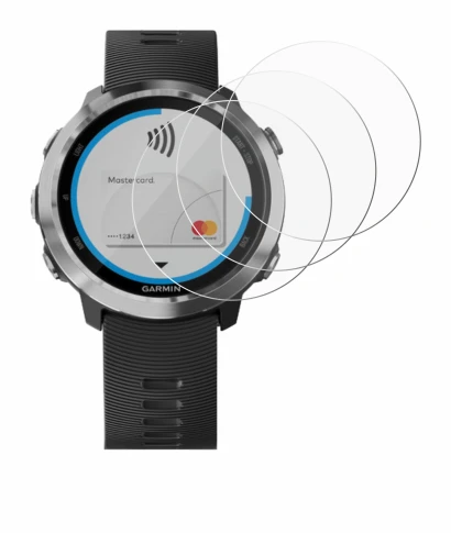 Image of the device Garmin Forerunner 645 with a wide variety of screen protectors.