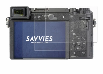 Image of the device Panasonic Lumix DC-GX9 with a wide variety of screen protectors.