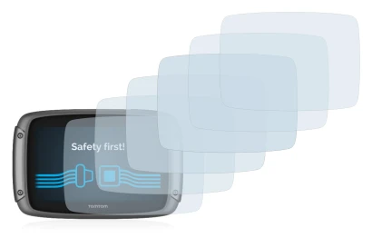 Image of the device TomTom Rider 500 with a wide variety of screen protectors.