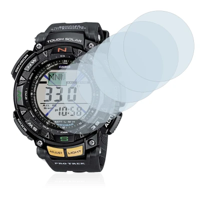 Image of the device Casio Pro Trek PRG-240-1ER with a wide variety of screen protectors.