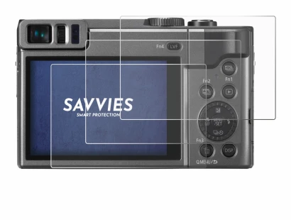 Image of the device Panasonic Lumix DC-TZ90 with a wide variety of screen protectors.