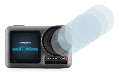 Image of the device DJI Osmo Action (Lens) with a wide variety of screen protectors.
