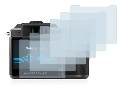 Image of the device Hasselblad X1D II 50C with a wide variety of screen protectors.