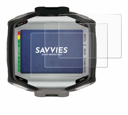 Image of the device Mares Quad with a wide variety of screen protectors.