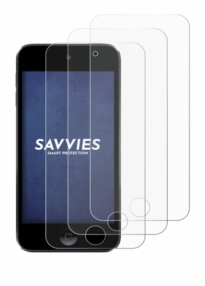 Image of the device Apple iPod Touch (7th. Gen.) with a wide variety of screen protectors.
