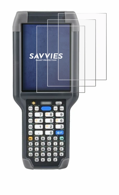 Image of the device Honeywell Dolphin CK65 with a wide variety of screen protectors.