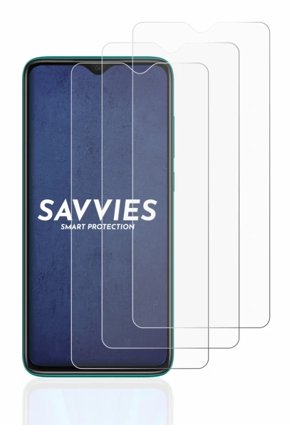 Image of the device Xiaomi Redmi Note 8 Pro with a wide variety of screen protectors.