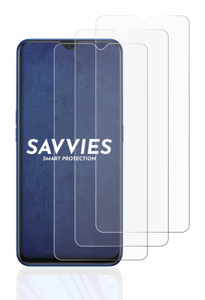 Image of the device Oppo A9 2020 with a wide variety of screen protectors.