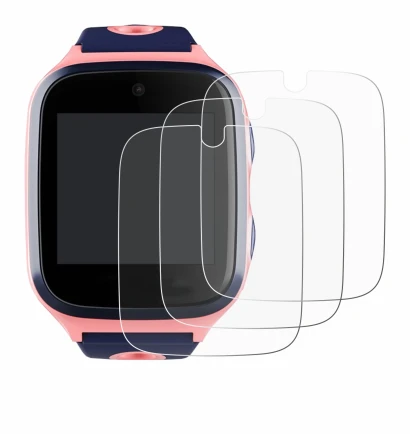 Image of the device Xplora 4 with a wide variety of screen protectors.