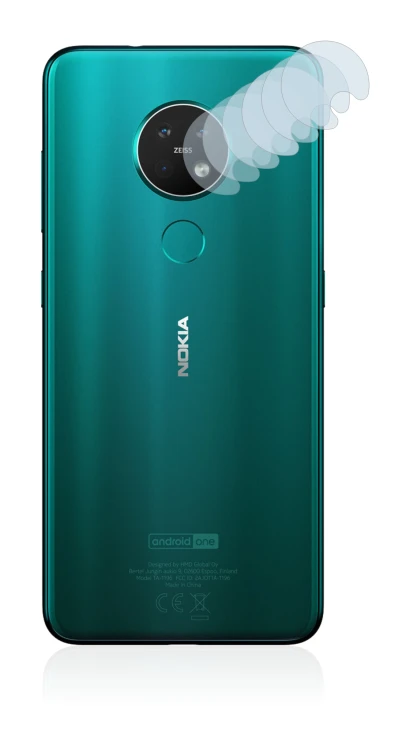 Image of the device Nokia 7.2 (ONLY Camera Lens) with a wide variety of screen protectors.