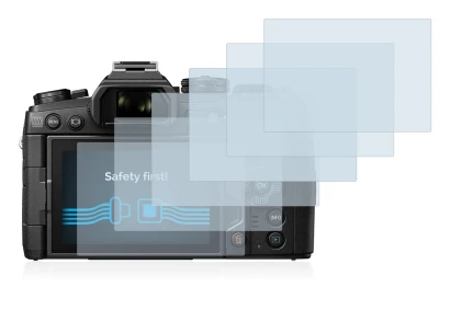 Image of the device Olympus OM-D E-M1 Mark III with a wide variety of screen protectors.