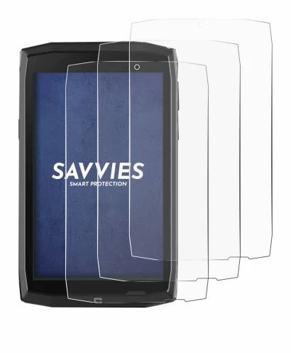 Image of the device Crosscall Core T4 with a wide variety of screen protectors.