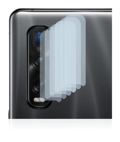 Image of the device Oppo Find X2 Pro (ONLY Camera Lens) with a wide variety of screen protectors.