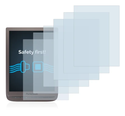 Image of the device PocketBook InkPad 3 Pro with a wide variety of screen protectors.