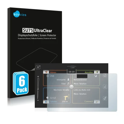 Front side of a product packaging with the brand logo Savvies. Next to it is the device Bosch Suzuki Vitara 1.4 BoosterJet 201