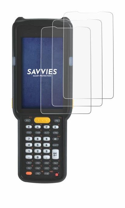 Image of the device Zebra MC330L with a wide variety of screen protectors.