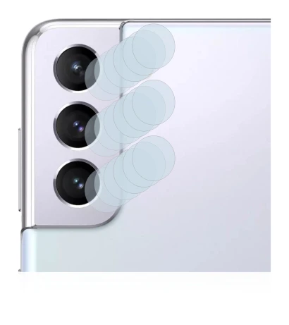 Image of the device Samsung Galaxy S21 (ONLY Camera Lens) with a wide variety of screen protectors.