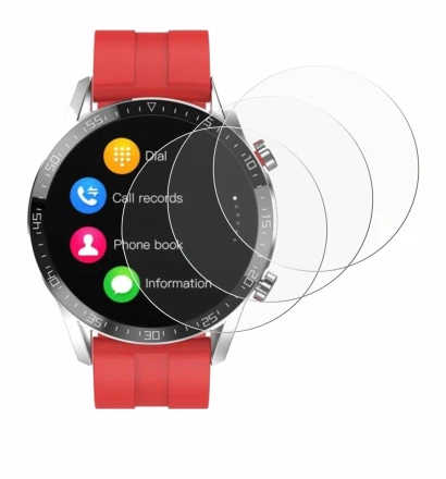 Image of the device Gentleman Smartwatch with a wide variety of screen protectors.