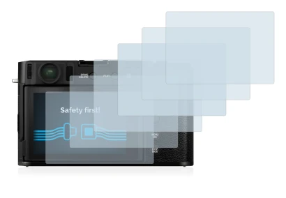 Image of the device Fujifilm X-E4 with a wide variety of screen protectors.