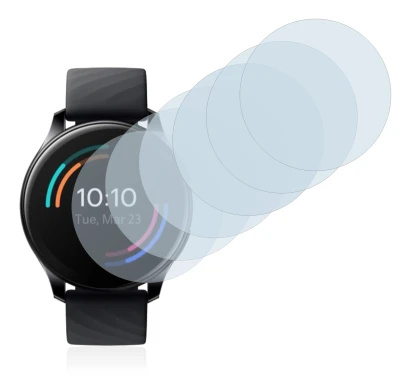 Image of the device OnePlus Watch with a wide variety of screen protectors.