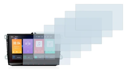 Image of the device Xtrons PBE90MTVL with a wide variety of screen protectors.