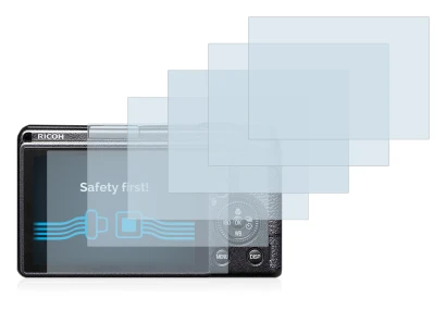 Image of the device Ricoh GR IIIx with a wide variety of screen protectors.