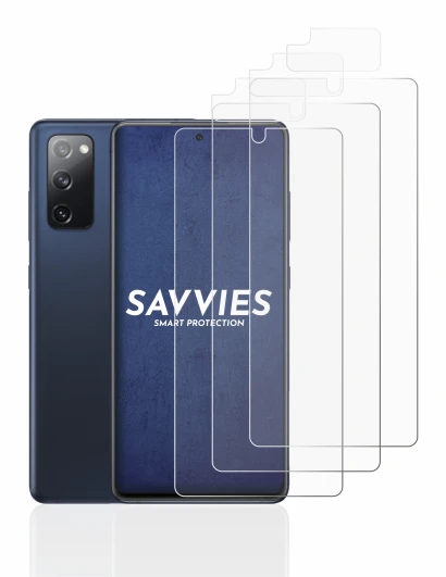Image of the device Samsung Galaxy S20 FE (Front+Camera) with a wide variety of screen protectors.