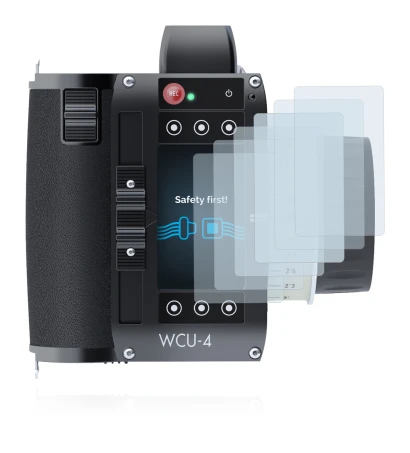 Image of the device Arri WCU-4 with a wide variety of screen protectors.