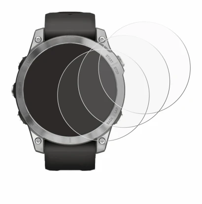 Image of the device Garmin Fenix 7 (47 mm) with a wide variety of screen protectors.