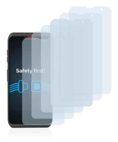 Image of the device Honeywell ScanPal EDA52 with a wide variety of screen protectors.