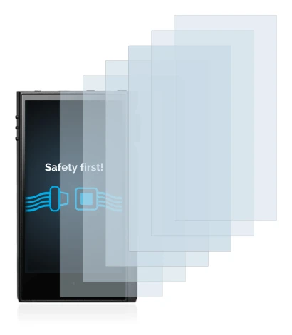 Image of the device Astell&Kern Kann Max with a wide variety of screen protectors.