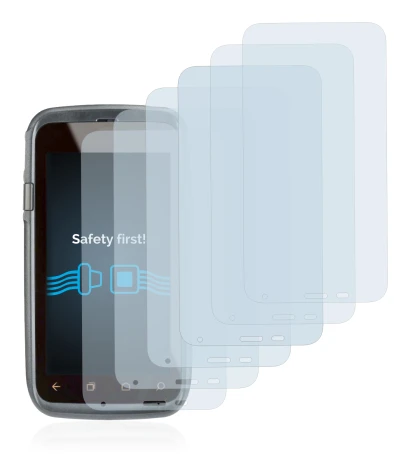 Image of the device Honeywell Dolphin CT60 XP with a wide variety of screen protectors.